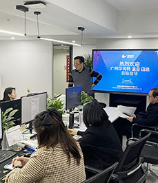 熱烈歡迎廣州華司特合金制品有限公司領(lǐng)導(dǎo)來(lái)訪(fǎng)康搏特